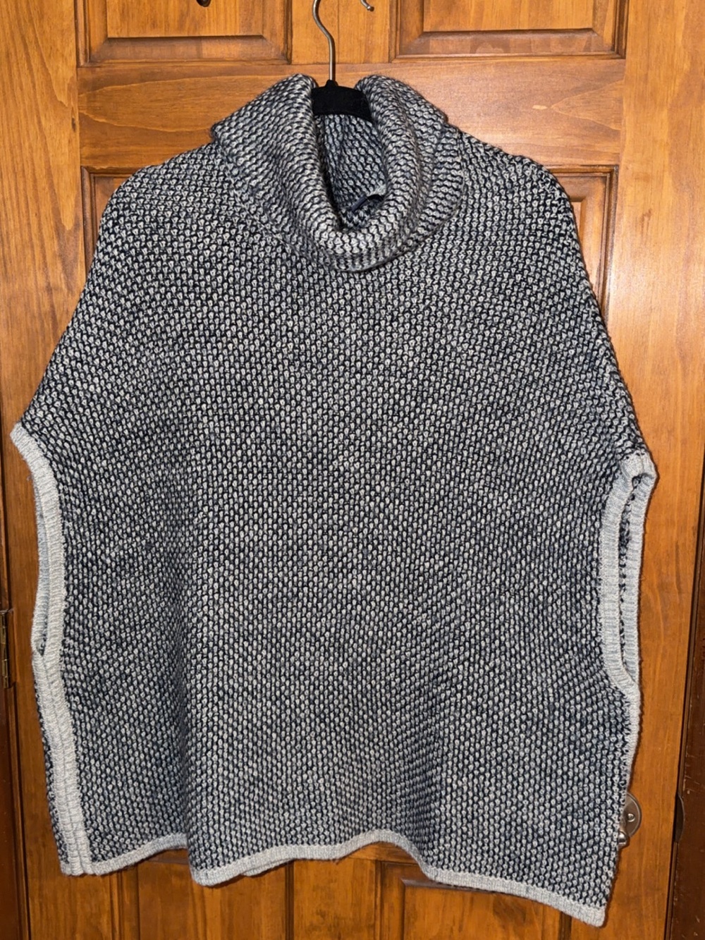 Women’s Cowl Neck Poncho Sweater